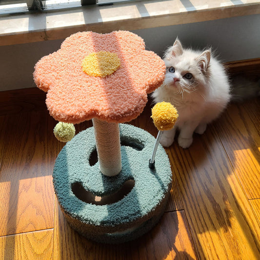 Sun flower cat climbing frame